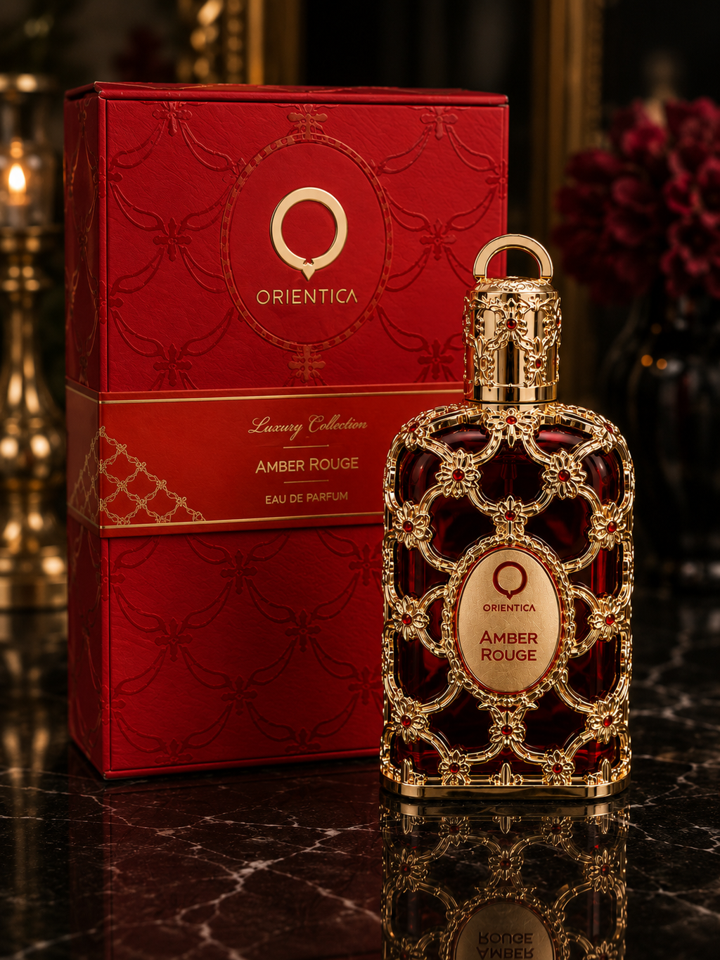 Orientica Amber Rouge Eau de Parfum – 80ml | Luxury Unisex Fragrance