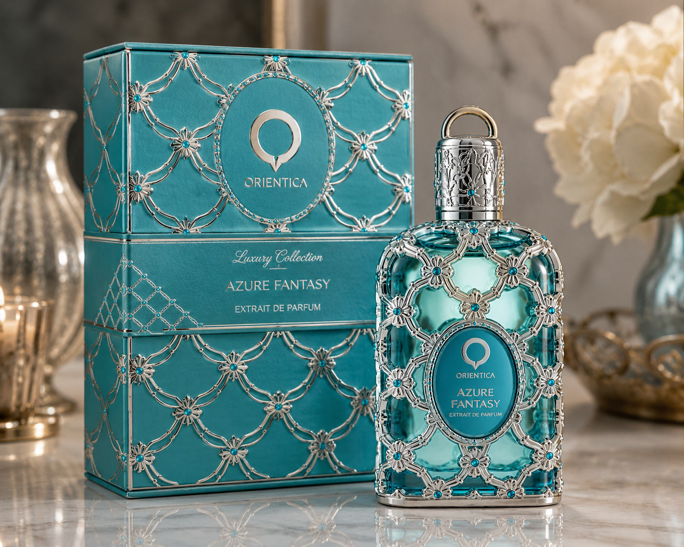 Orientica Luxury Collection Exclusive Azure Fantasy Extrait de Parfum – 80ml | Premium Unisex Fragrance