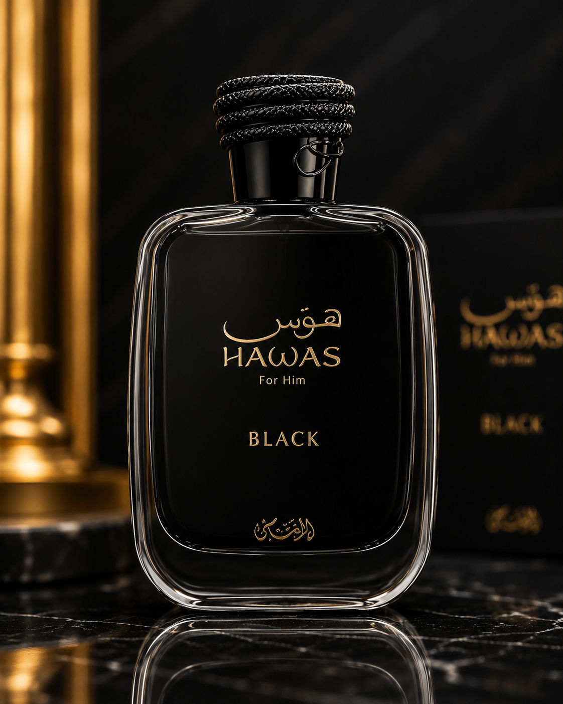 Rasasi Hawas Black Eau de Parfum for Men – 100ml | Luxury Long Lasting Fragrance