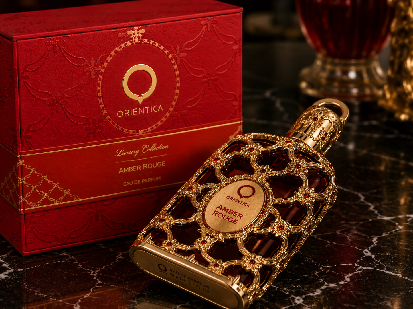 Orientica Amber Rouge Eau de Parfum – 80ml | Luxury Unisex Fragrance