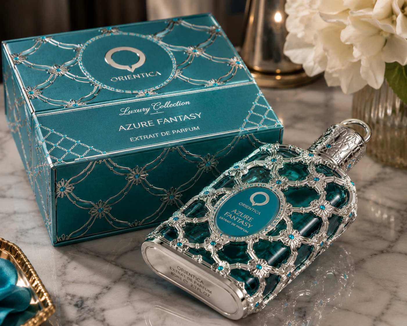 Orientica Luxury Collection Exclusive Azure Fantasy Extrait de Parfum – 80ml | Premium Unisex Fragrance