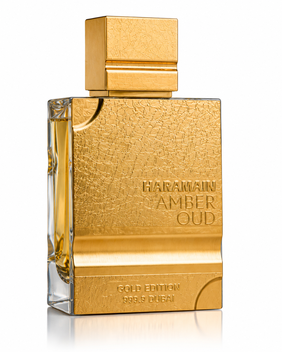 Al Haramain Amber Oud Gold Edition 999.9 Dubai Extrait de Parfum + Refillable Atomiser