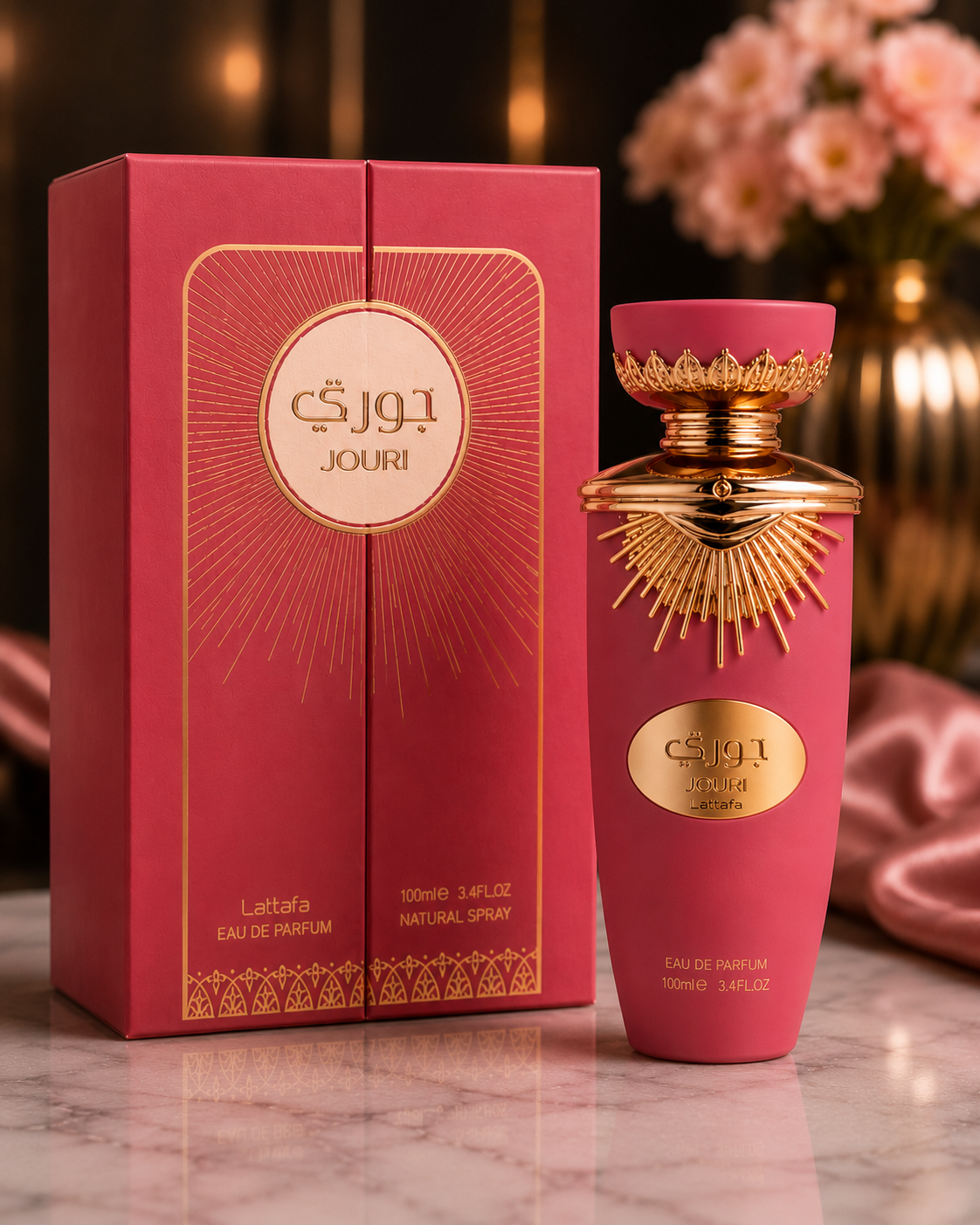 Lattafa Jouri Eau de Parfum para Mujeres 100ml (3.4 fl oz)