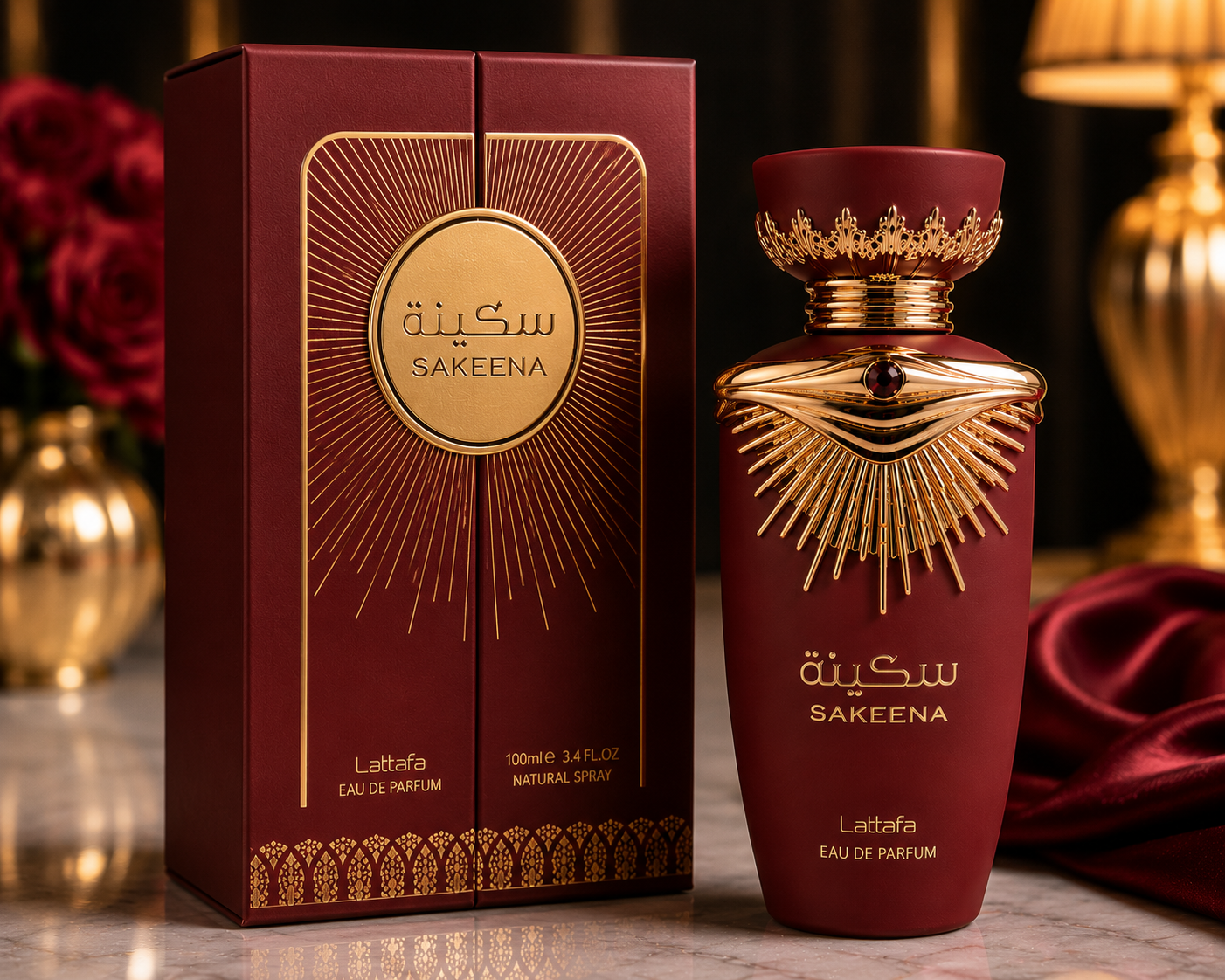 Sakeena Eau de Parfum para mujer 100ml (3.4 fl oz) – Lattafa