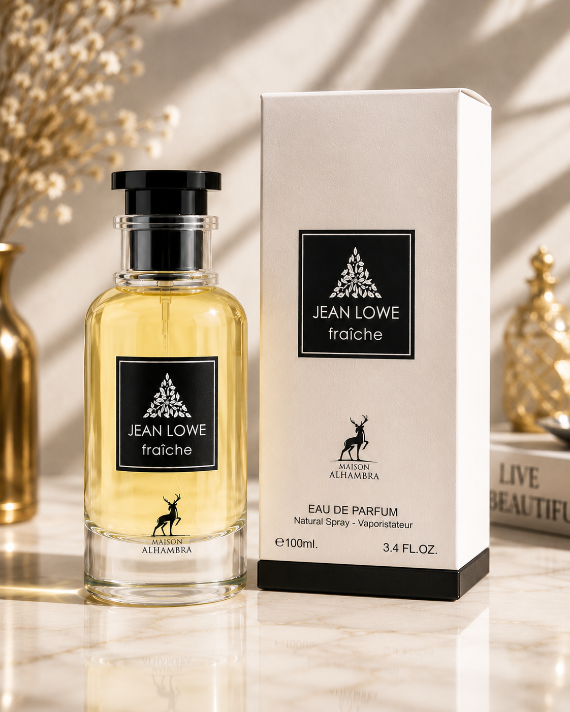 Maison Alhambra Jean Lowe Fraîche Eau de Parfum para hombre 100ml (3.4 oz)