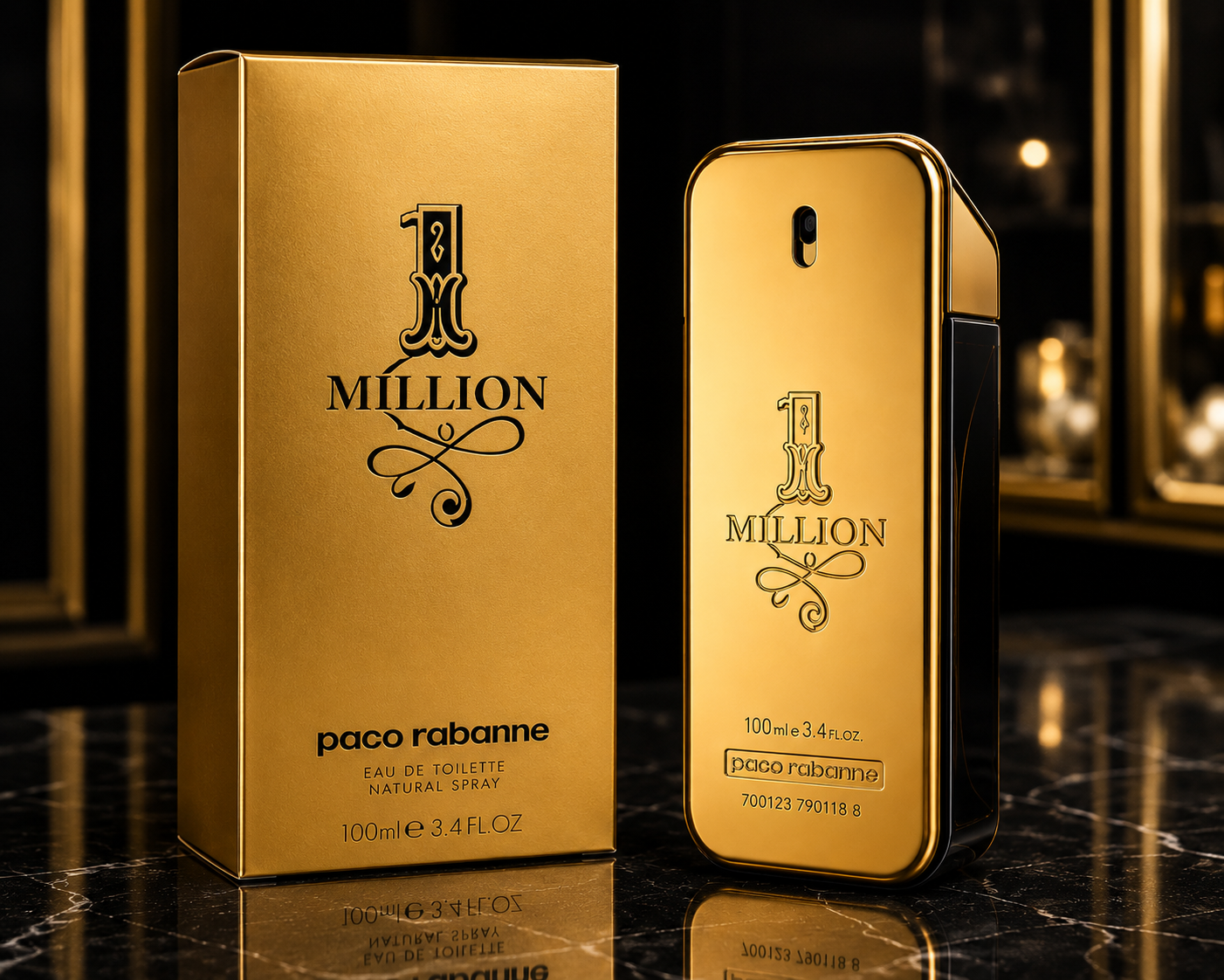 Paco Rabanne 1 Million EDT 3.4 oz (100 ml) para Hombre