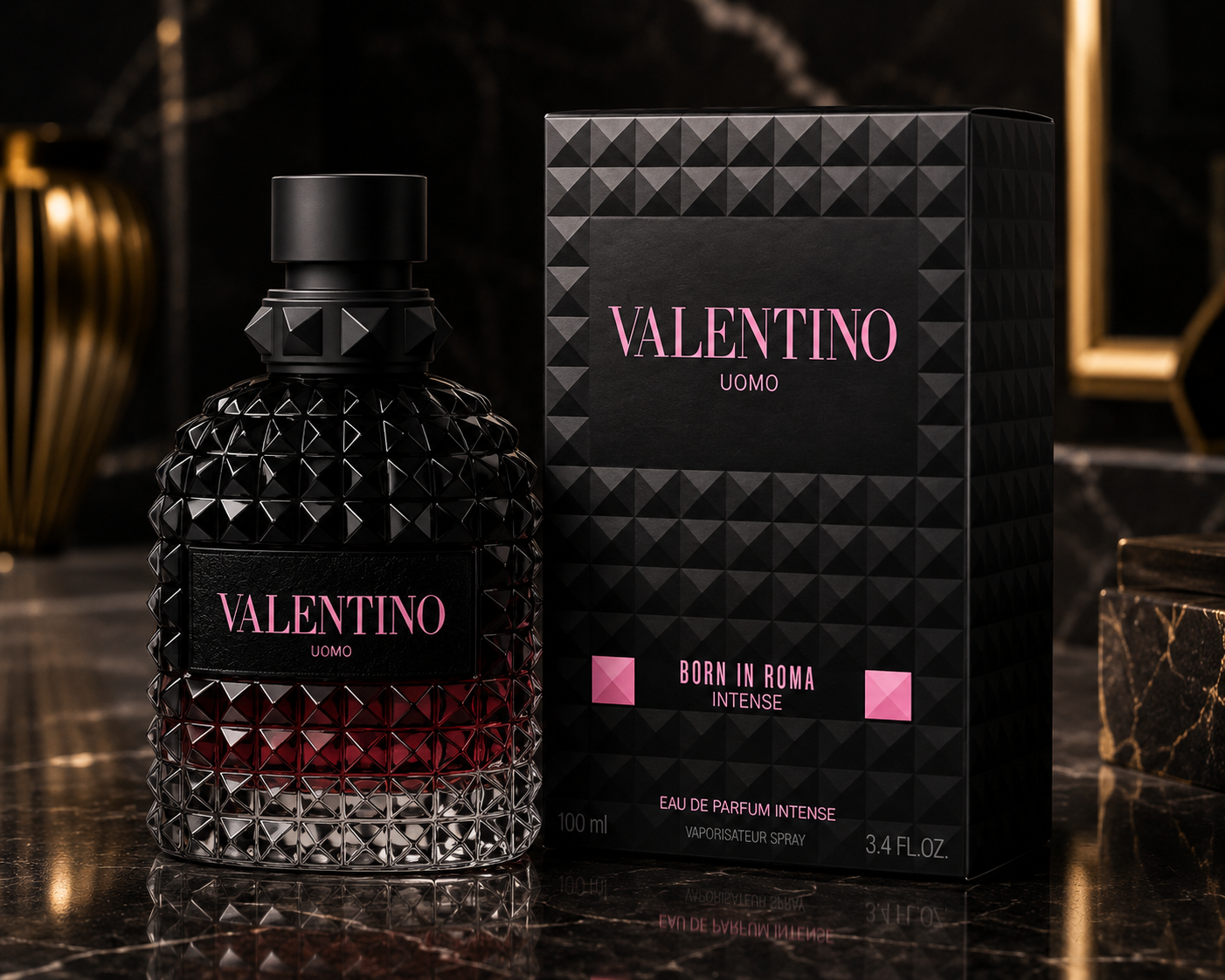Valentino Uomo Born in Roma Intense EDP 3.4 oz (100 ml) para Hombre