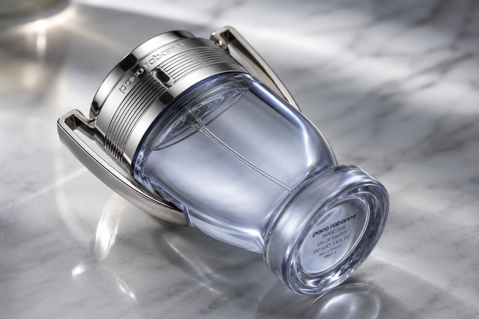 Paco Rabanne Invictus Eau de Toilette 100ml para Hombres | 3.4 FL OZ | 100% Auténtico