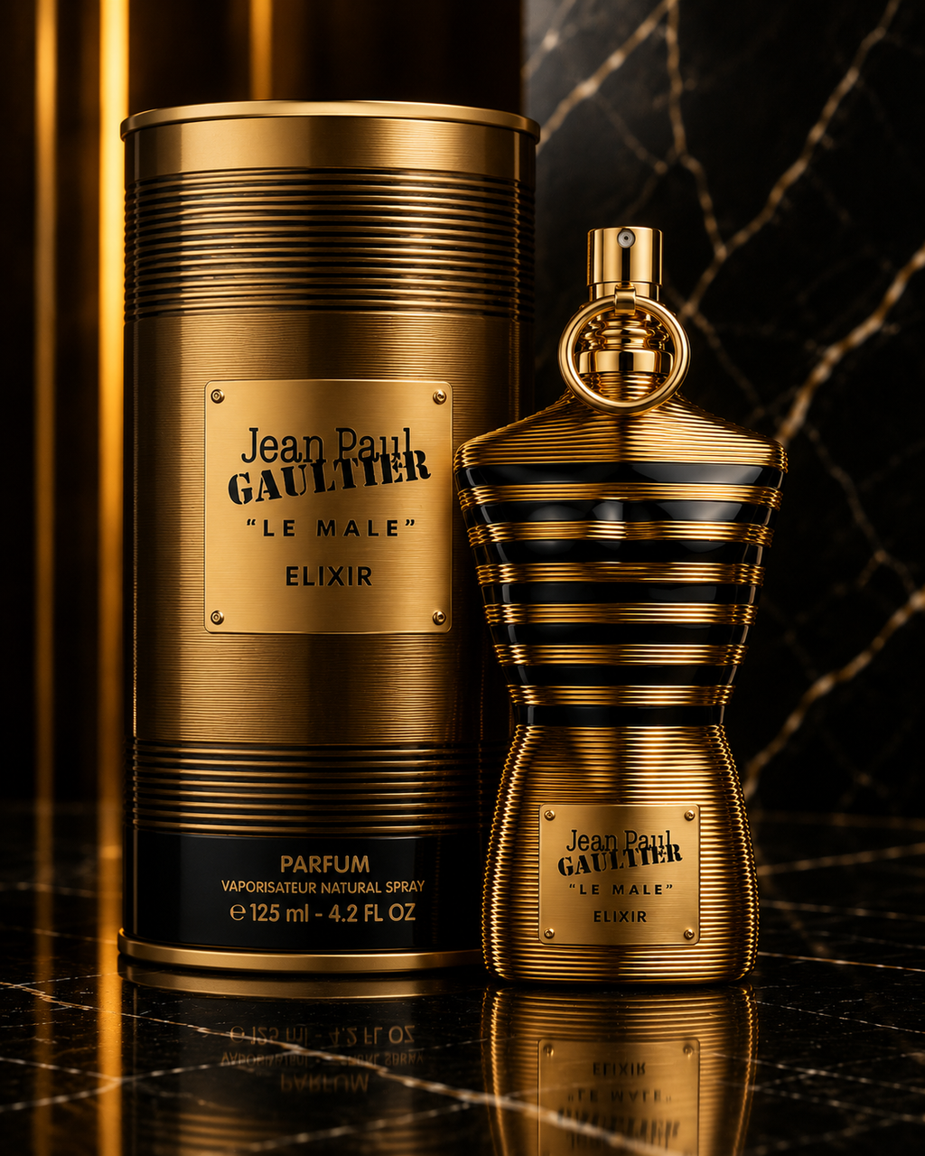 Jean Paul Gaultier Le Male Elixir Parfum 4.2 oz (125 ml) para Hombre