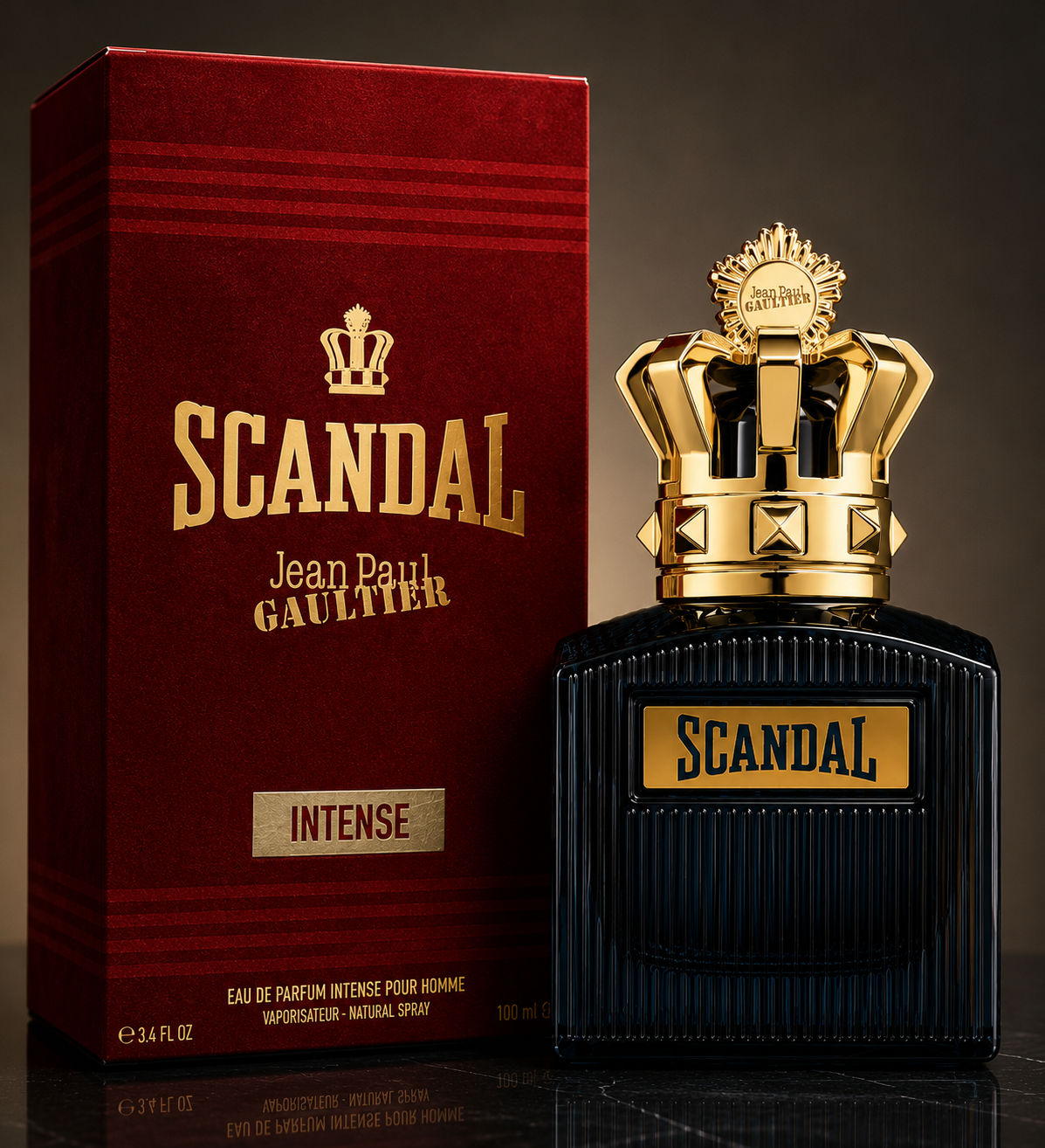 Jean Paul Gaultier Scandal Intense Eau de Parfum 3.4 oz para Hombres | 100ml | 100% Auténtico